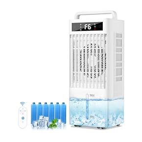 冷風機 冷風扇　ホワイト アマゾン Amazon | 冷風機 冷風扇 【2025革新 -16℃瞬間冷却・6の冷風